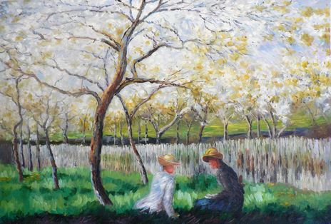 Woman in a Garden